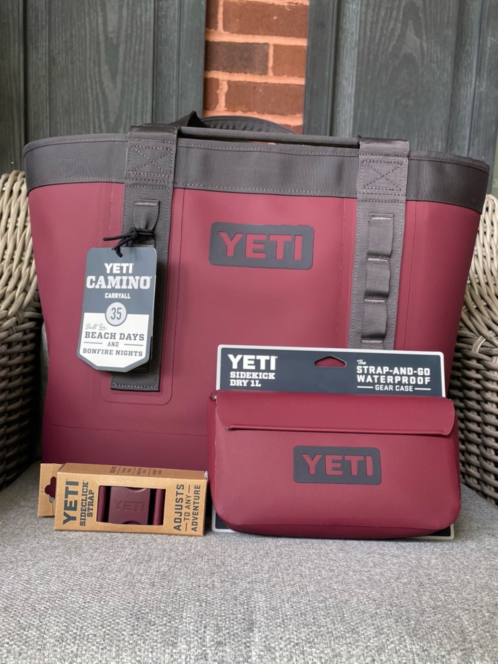 YETI Camino 35 Wild Vine Bundle